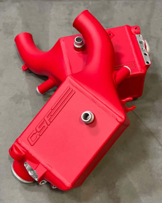CSF 2014+ BMW X5M (F95) / X6M (F96) / XM (G09) Charge-Air-Cooler - Bengal Red Matte - 8315BRM Photo - Primary