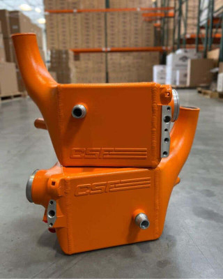CSF 2025+ BMW G90 M5 / G99 M5 Touring Charge Air Cooler - Fiire Orange Matte - 8351FOM Photo - Primary
