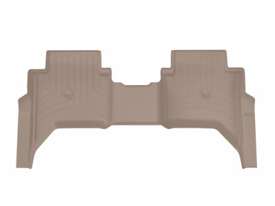 WeatherTech 24-26 Ford Ranger Raptor 2nd Row Rear FloorLiner - Tan - 4518492 Photo - Primary