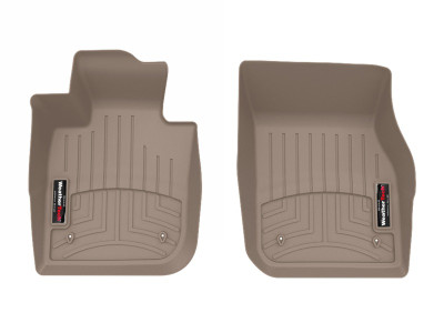 WeatherTech 25-25 MINI Convertible 1st Row Front FloorLiner - Tan - 4518931 Photo - Primary