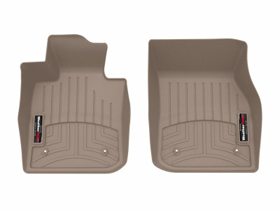 WeatherTech 25-25 MINI Hardtop 1st Row Front FloorLiner - Tan - 4519131 Photo - Primary