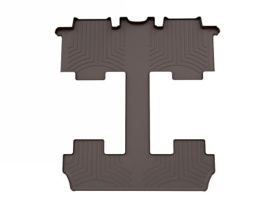 WeatherTech 25-25 Volkswagen ID Buzz One piece-2nd and 3rd row coverage Rear FloorLiner - Cocoa - 4718244 Photo - Primary