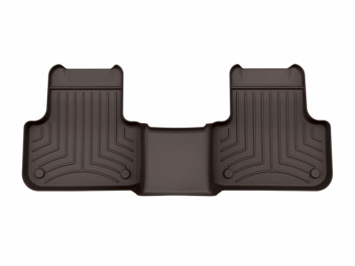 WeatherTech 17-25 Audi Q7-Not Significant Retention post-2nd Row Rear FloorLiner HP - Cocoa - 478872IM Photo - Primary