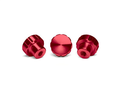 WeatherTech Colored Billet Knobs-Red - 8ACFBK34 Photo - Primary