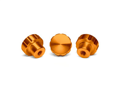WeatherTech Colored Billet Knobs-Orange - 8ACFBK3OR Photo - Primary