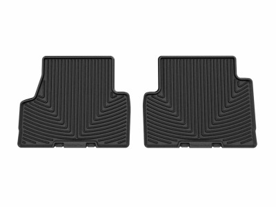 WeatherTech 22-26 Ford Maverick Hybrid 2nd Row Rear All-Weather Floor Mats - Black - W685 Photo - Primary