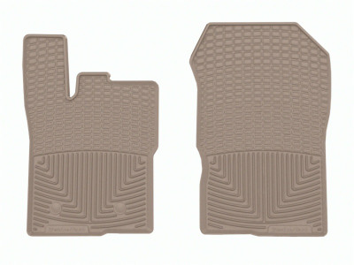 WeatherTech 24-25 Ford Ranger 1st Row Front All-Weather Floor Mats - Tan - W697TN Photo - Primary
