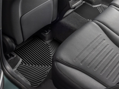 WeatherTech 24-26 Mercedes-Benz AMG GLC 43 Coupe 2nd Row Rear All-Weather Floor Mats - Black - W701 Photo - Primary
