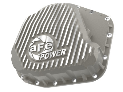 aFe POWER Street Series Rear Diff Cover Raw w/ Machined Fins Ford F-250/350 23-26 (Sterling 11.6) - 46-71490A Photo - Primary