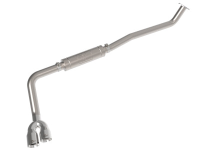 aFe Rebel Series 3in 304 Stainless Middle-Side Exit System Polished Toyota Hilux 15-26 L4-2.4/2.8L - 49-36089-P Photo - Primary