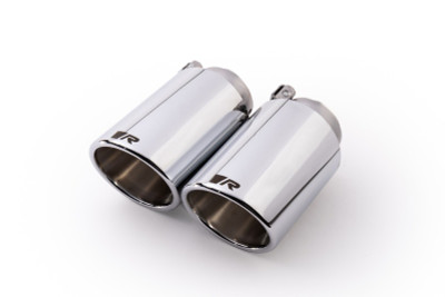 Remus Stainless Steel 102mm Angled Chrome w/Adj Clamp Tail Pipe Set (Pair) - 0026 70SR Photo - Primary