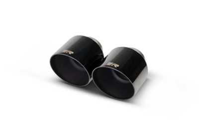 Remus 2019 Toyota GR Supra 115mm Angled Stamped Black Chrome Tail Pipe Set - 0426 80SABR User 1