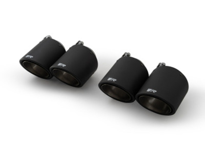 Remus Carbon 102mm Short Style Angled w/Titanium Internals Tail Pipe Set (Quad Tips) - 0446 70CSR User 1