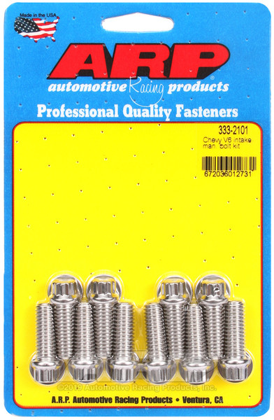 ARP Chevy V6 Stainless Steel 12 Point Manifold Bolt Kit - 333-2101 Photo - Primary