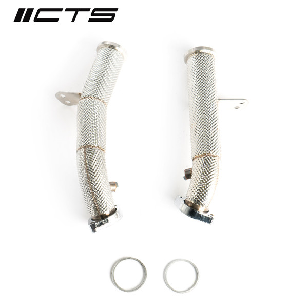 CTS TURBO RACE DOWNPIPE SET FOR MERCEDES BENZ C43 C400 C450 E43 E400 E450 WITH M276 ENGINE - CTS-EXH-DP-0052