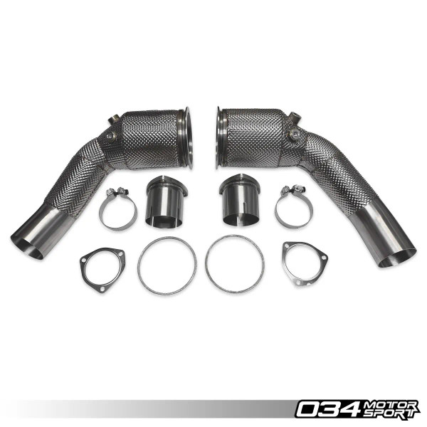 Stainless Steel Racing Catalyst Set, C8 Audi RS6/RS7 - 034-105-4052