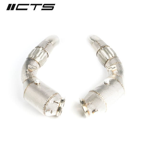 CTS TURBO BMW S63 F10 M5/M5C & F06/F12/F13 M6/M6C HIGH-FLOW CATS - CTS-EXH-DP-0034-CAT