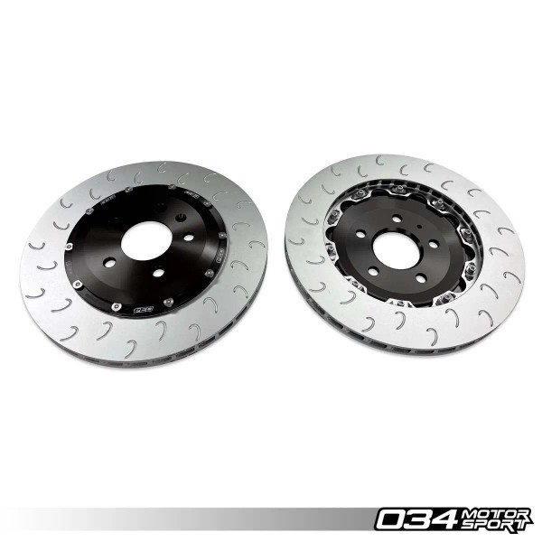 2-Piece Floating Rear Brake Rotor Upgrade Kit for Audi B9/B9.5 S4/S5/SQ5 - 034-301-2008