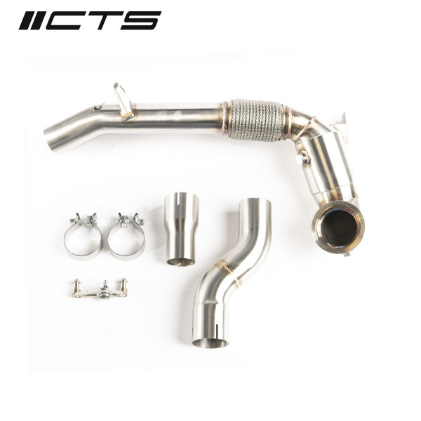 CTS TURBO EVO4 FWD HIGH-FLOW CAT MK8 VW GTI/8Y AUDI A3 - CTS-EXH-DP-0055-CAT