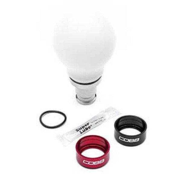 Cobb 17-21 Honda Civic Type R 6-Speed Short Weighted Cobb Knob - White - 2H1360-W User 1