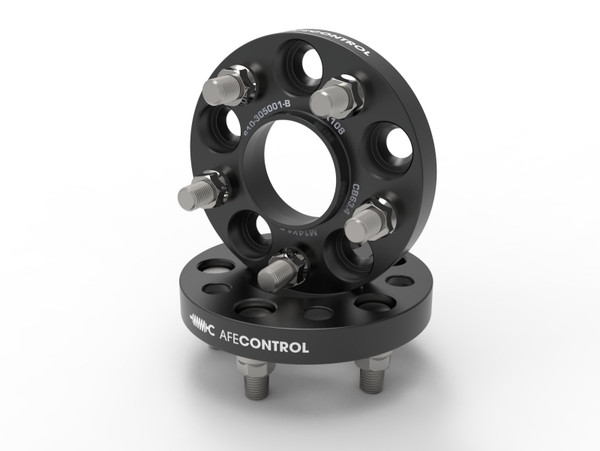 aFe  Control Forged Aluminum Wheel Spacers 5x108 CB 63.4 20 MM- 20-24 Ford Edge ST - 610-305001-B Photo - Primary