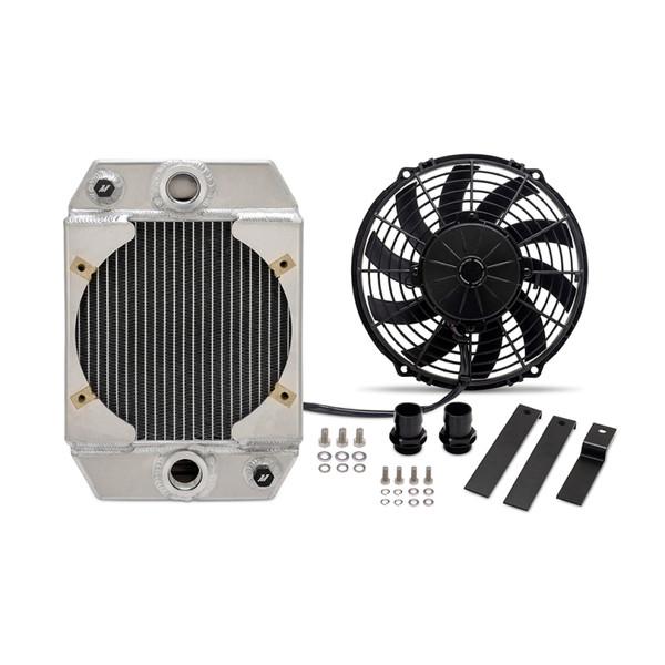 Mishimoto Universal Drag Race Performance Aluminum Radiator - Natural - MMRAD-UNI-DRGN Photo - Primary