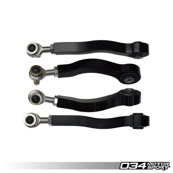 034Motorsport Density Line Adjustable Upper Control Arm Kit, Track Spec, B8/B8.5 Audi A4/S4/RS4, A5/S5/RS5, Q5/SQ5, C7/C7.5 A6/S6/RS6, A7/S7/RS7, & 95B Porsche Macan - 034-401-1009