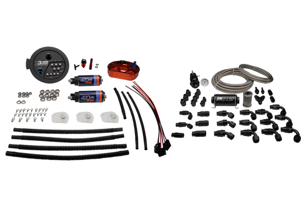 DeatschWerks A90/91 Supra/G8X BMW M3/M4 Fuel Pump Module w/ Dual DW420 Pumps and PTFE Return - 9-422-627-7080 Photo - Primary