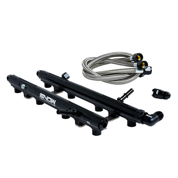 Snow Performance 2021+ Ford F150 Coyote Factory Fit Fuel Rail Kit (Pair) - SNF-30014F Photo - Primary