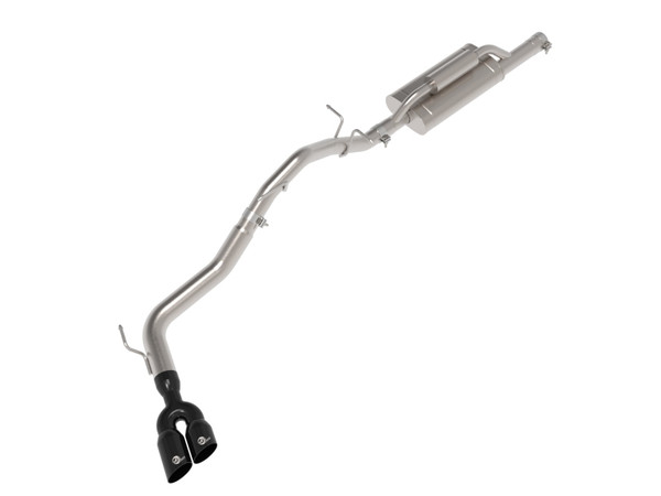 aFe 2024+ Ford Ranger L4-2.3L (t) Vulcan Series 2.5in to 3in Cat-Back Exhaust w/ Black Tip - 49-33148-B Photo - Primary
