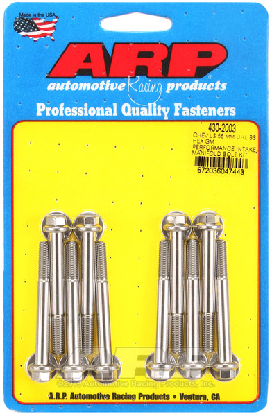 ARP Chevy LS 55mm UHL hex GM Performance intake manifold bolt kit - 430-2003 Photo - Primary