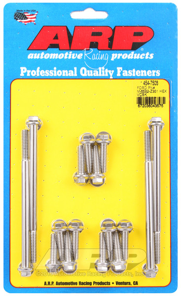 ARP SB Ford PN# M-6582-Z351 hex valve cover bolt kit - 454-7503 Photo - Primary