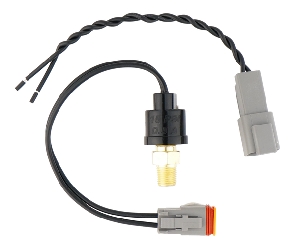 DeatschWerks 1/8th NPT 15psi Hobbs Switch with Pigtail - 4-HOBBS-15 Photo - Primary