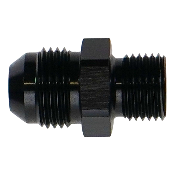 DeatschWerks 8AN Male Flare to M16x1.5 Male Inverted Flare Adapter - 6-02-0644-B Photo - Primary
