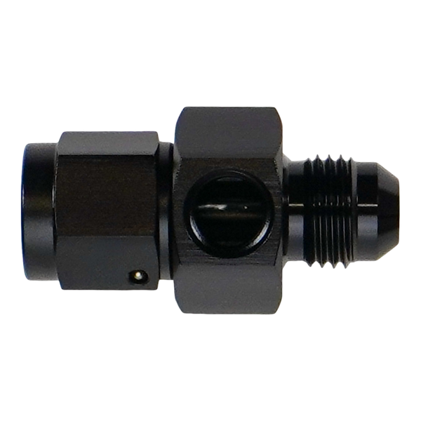 DeatschWerks 6AN Male Flare to Female Flare Swivel with 1/8th NPT - 6-02-0773-B Photo - Primary