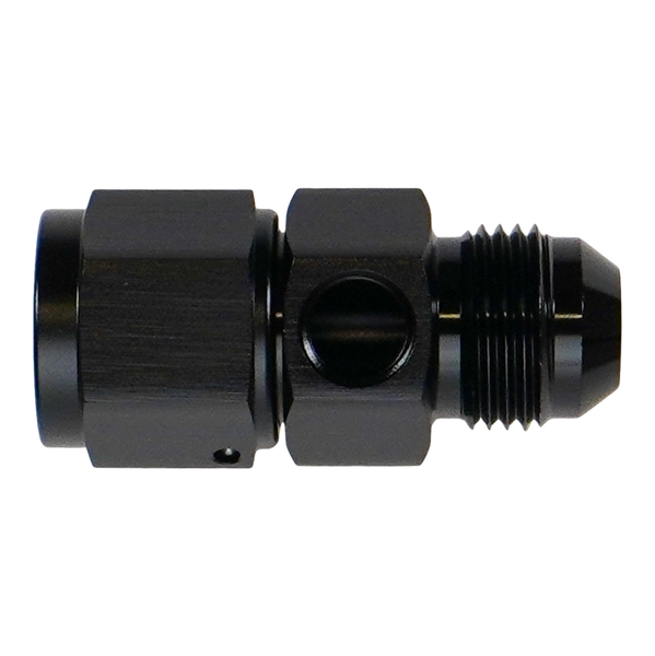 DeatschWerks 8AN Male Flare to Female Flare Swivel with 1/8th NPT - 6-02-0774-B Photo - Primary