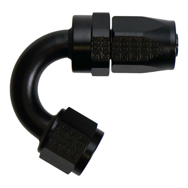 DeatschWerks 8AN Female Flare Swivel 150-degree Hose End CPE - 6-02-0831-B Photo - Primary