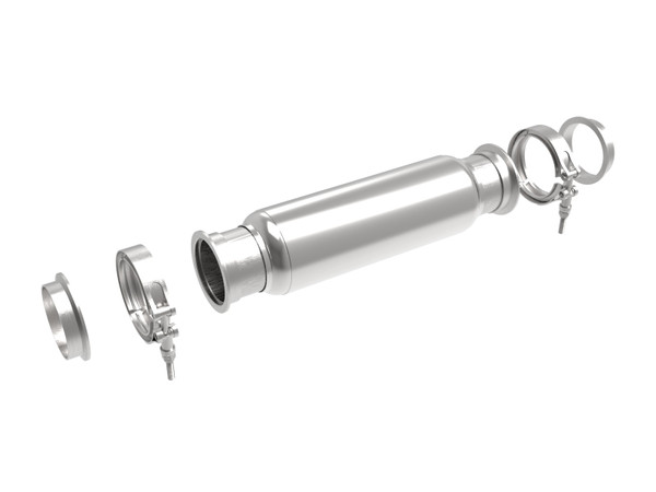 afe MACH Force-Xp Resonator 3 IN Inlet/Outlet x 4 IN Dia. x 12 IN Body x 16 IN Overall Length - 49M10006 Photo - Primary