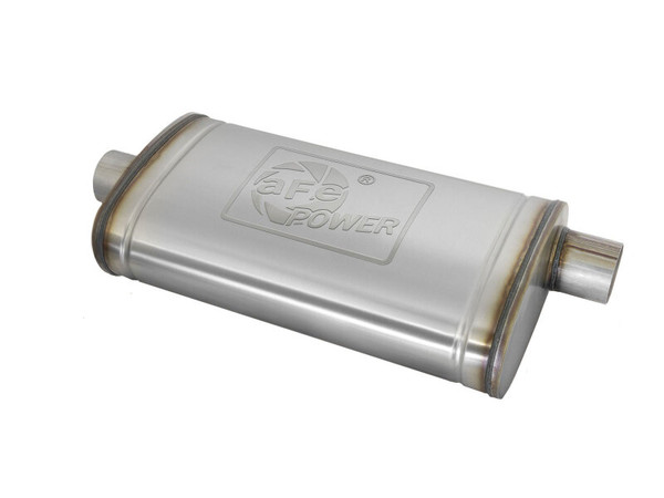 afe MACH Force-Xp Muffler 3 IN ID Center/Offset x 11 IN W x 5 IN H x 22 IN L - Oval Body - 49M30016 Photo - Primary