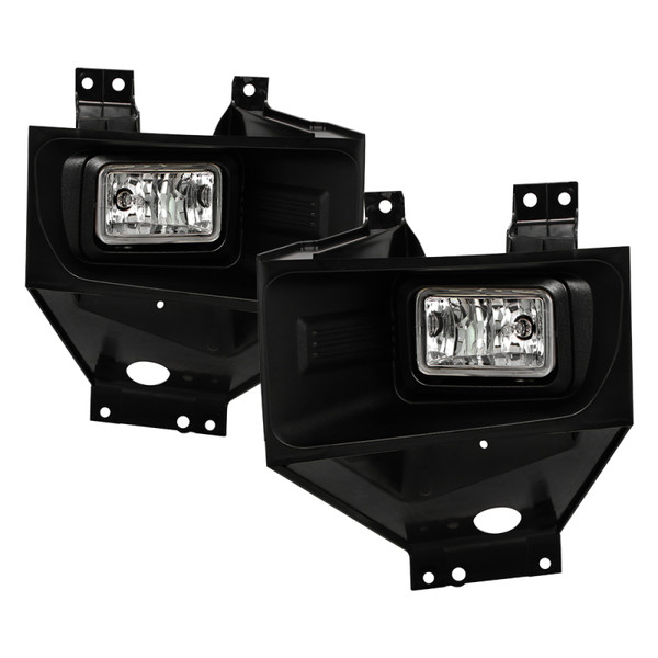 Spyder 17-19 Ford F2540/F350 SD OEM Style LED Fog Lights w/Switch - Clear (FL-FF25017-C) - 9051098 Photo - Primary