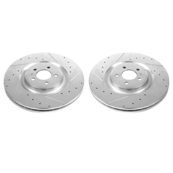 Power Stop 13-14 Ford Mustang Front Drilled & Slotted Rotor - Pair - AR85151XPR Photo - Primary