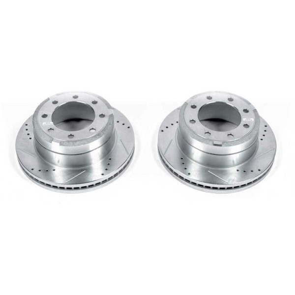 Power Stop 13-22 Ford F-350 Super Duty Rear Drilled & Slotted Rotor - Pair - AR85155XPR Photo - Primary
