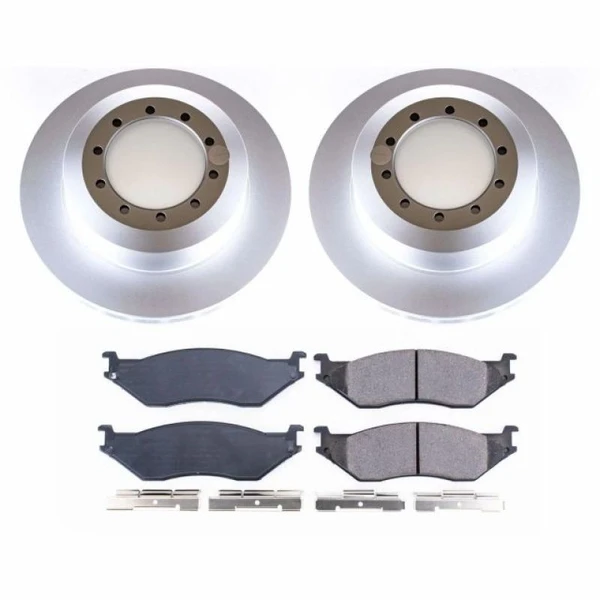 Power Stop 99-01 Ford F53 Rear Z17 Coated Brake Kit - CRK5184 Photo - Primary