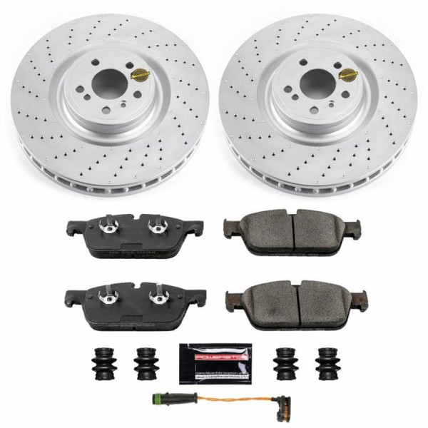 Power Stop 12-14 Mercedes-Benz ML550 Front Z23 Coated Brake Kit - CRK6901 Photo - Primary