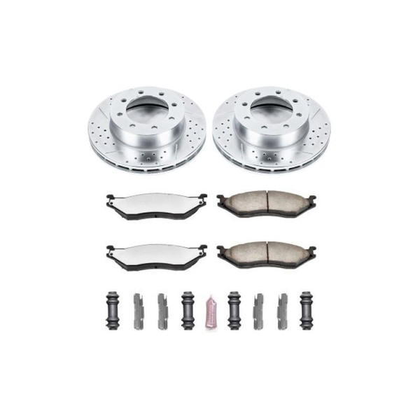 Power Stop 99-04 Ford F-550 Super Duty Front Z36 Truck & Tow Brake Kit - K5185-36 Photo - Primary