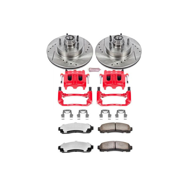 Power Stop 03-09 Mazda B4000 Front Z36 Truck & Tow Kit w/Cals - KC1857-36 Photo - Primary