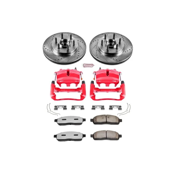 Power Stop 2004 Ford F-150 Front Z36 Truck & Tow Kit w/Cals - KC1939-36 Photo - Primary