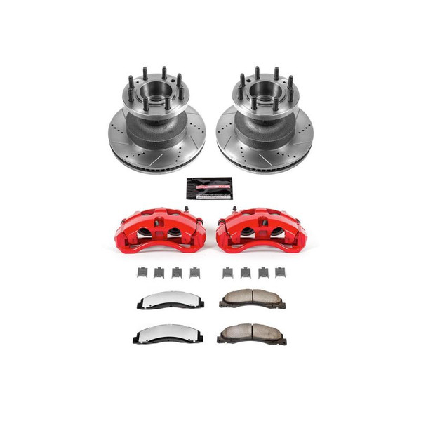 Power Stop 08-19 Ford E-350 Super Duty Front Z36 Truck & Tow Kit w/Cals - KC4717-36 Photo - Primary