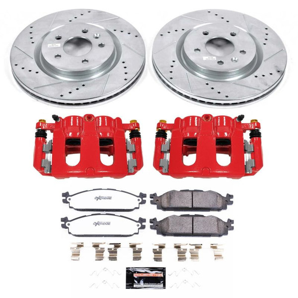 Power Stop 11-20 Lincoln MKT Front Z36 Truck & Tow Kit w/Cals - KC5583-36 Photo - Primary