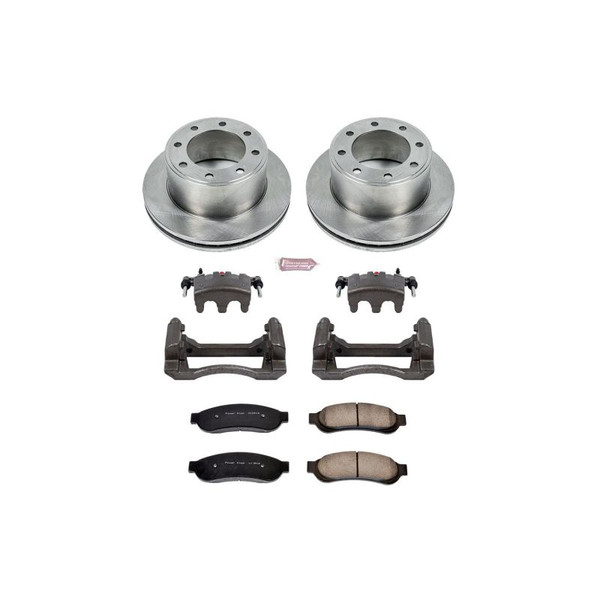 Power Stop 07-10 Ford F-350 Super Duty Rear Autospecialty Kit w/Cals - KCOE1798 Photo - Primary